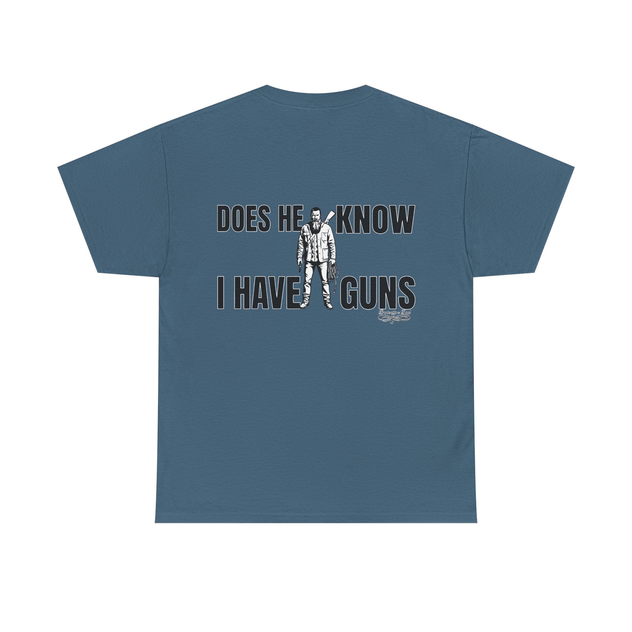 Protective Dad Does He Know T-Shirt| Here’s Your Warning