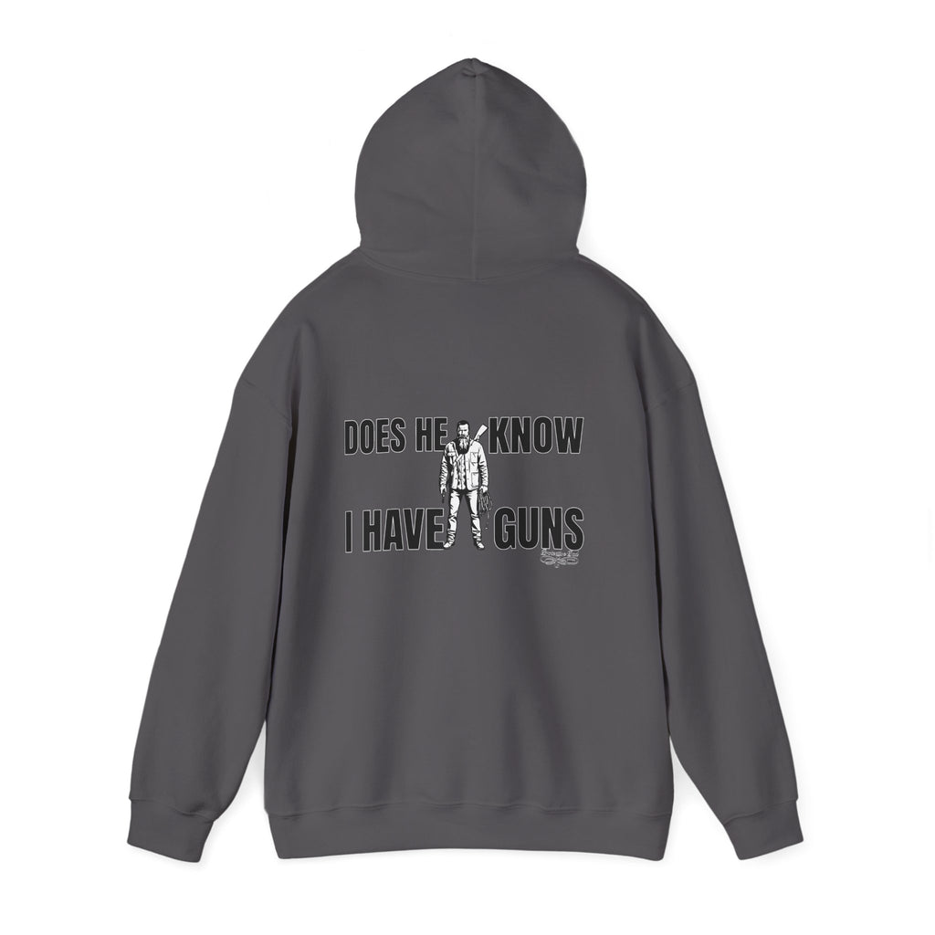 Protective Dad Does He Know Hoodie | Here’s Your Warning