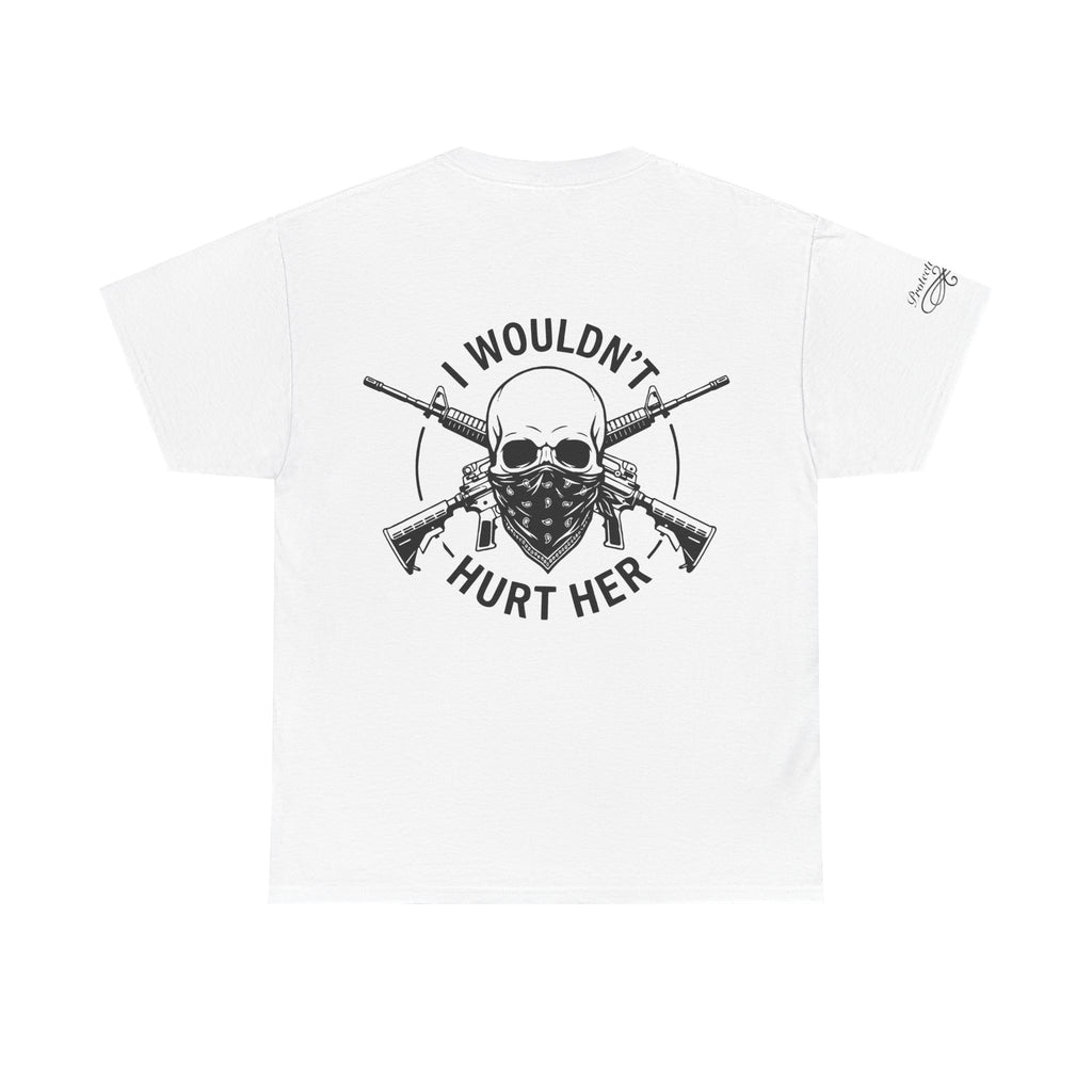 Protective Dad-Assault Rifle T-Shirt | Here’s Your Warning