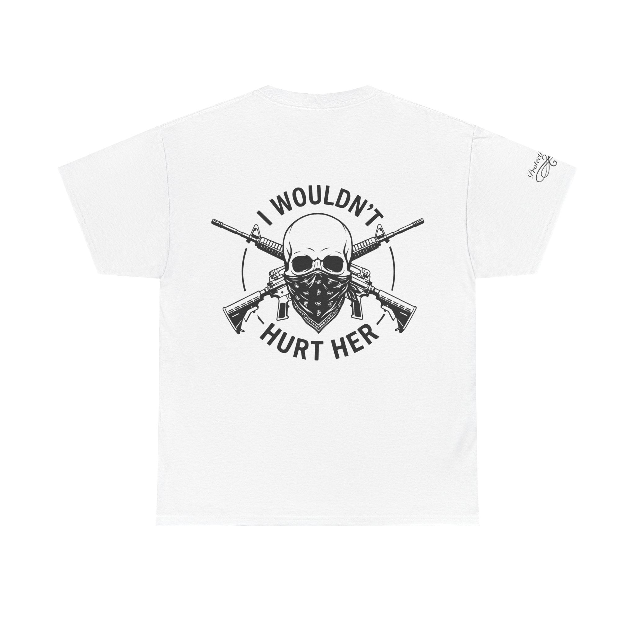 Protective Dad-Assault Rifle T-Shirt | Here’s Your Warning