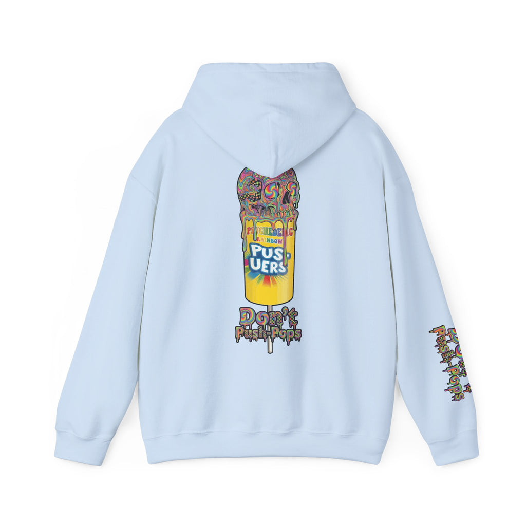 Skullcream-Don’t Push-Pops Hoodie | Dripping Skull Graphic