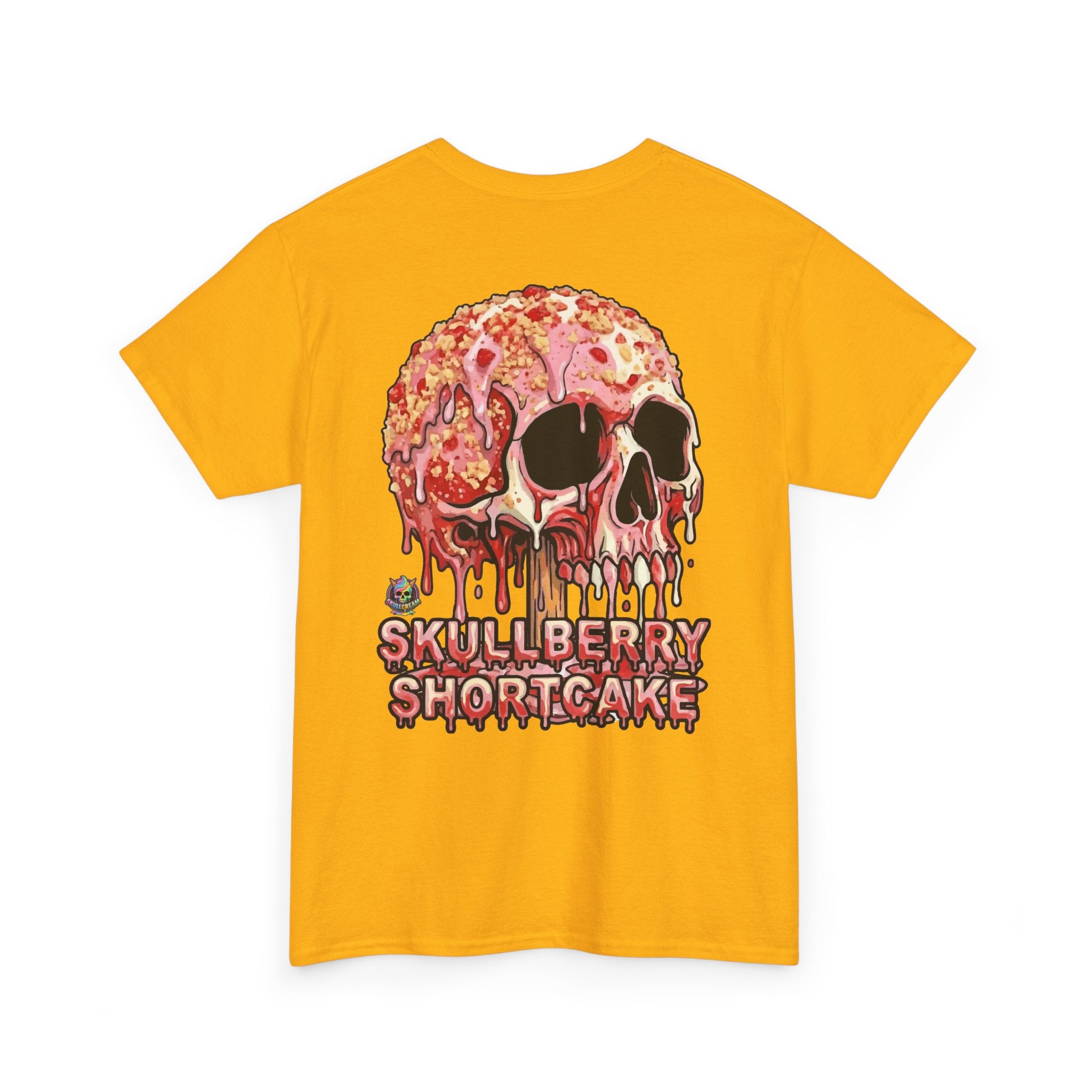 Skullcream-Skullberry Shortcake T-Shirt | Colorful Drip Graphic Tee