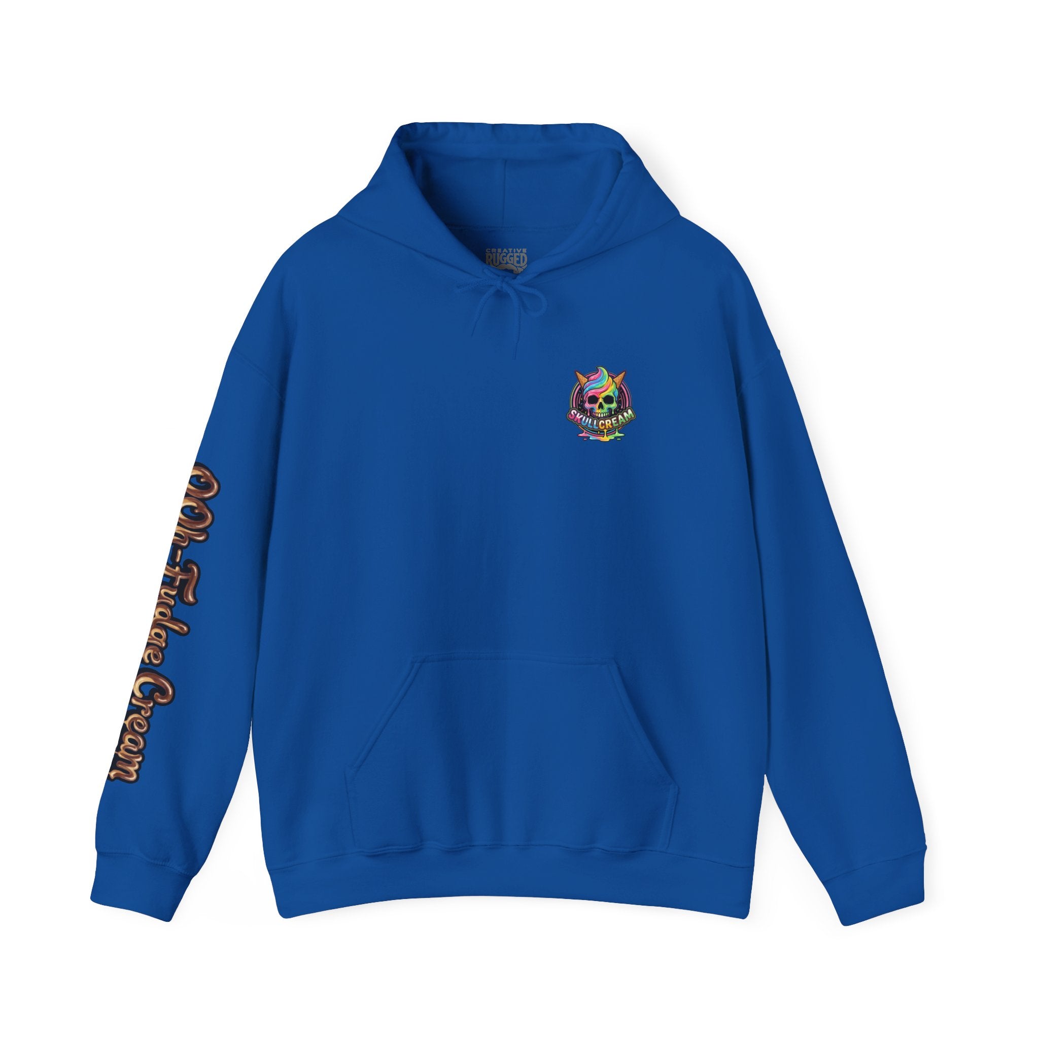 Skullcream-Ooh-Fudge Cream Hoodie | Dripping Skull Graphic