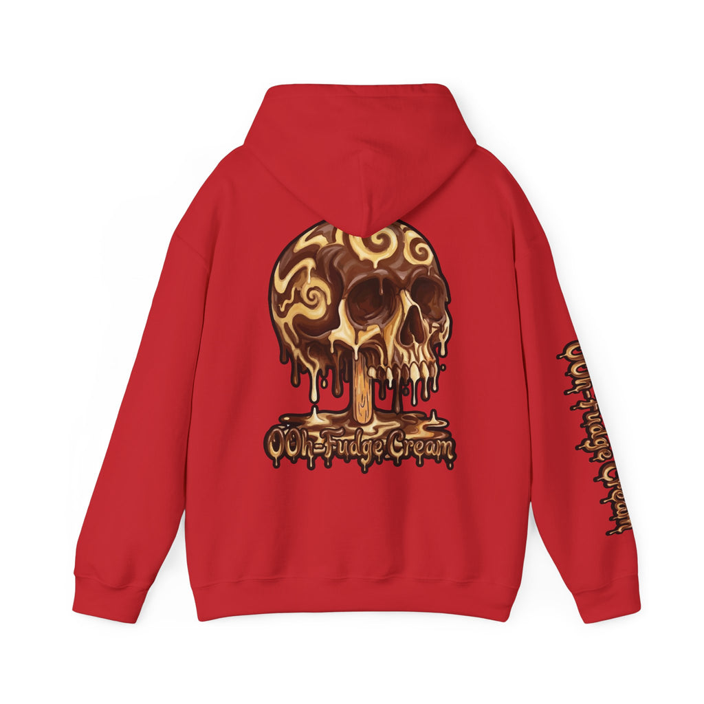 Skullcream-Ooh-Fudge Cream Hoodie | Dripping Skull Graphic
