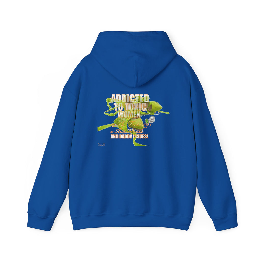 Addicted | Yes Sir Hoodie | Recovering Addict Graphic Hoodie