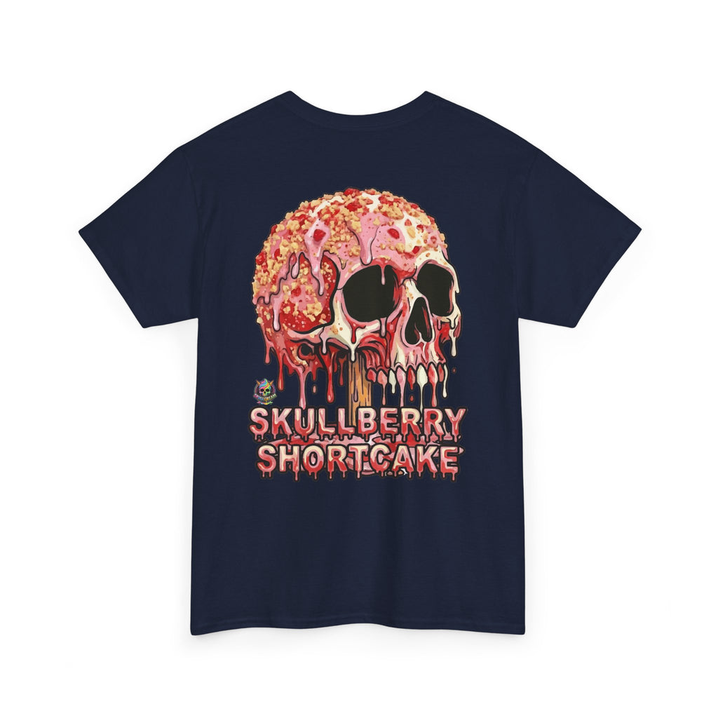 Skullcream-Skullberry Shortcake T-Shirt | Colorful Drip Graphic Tee