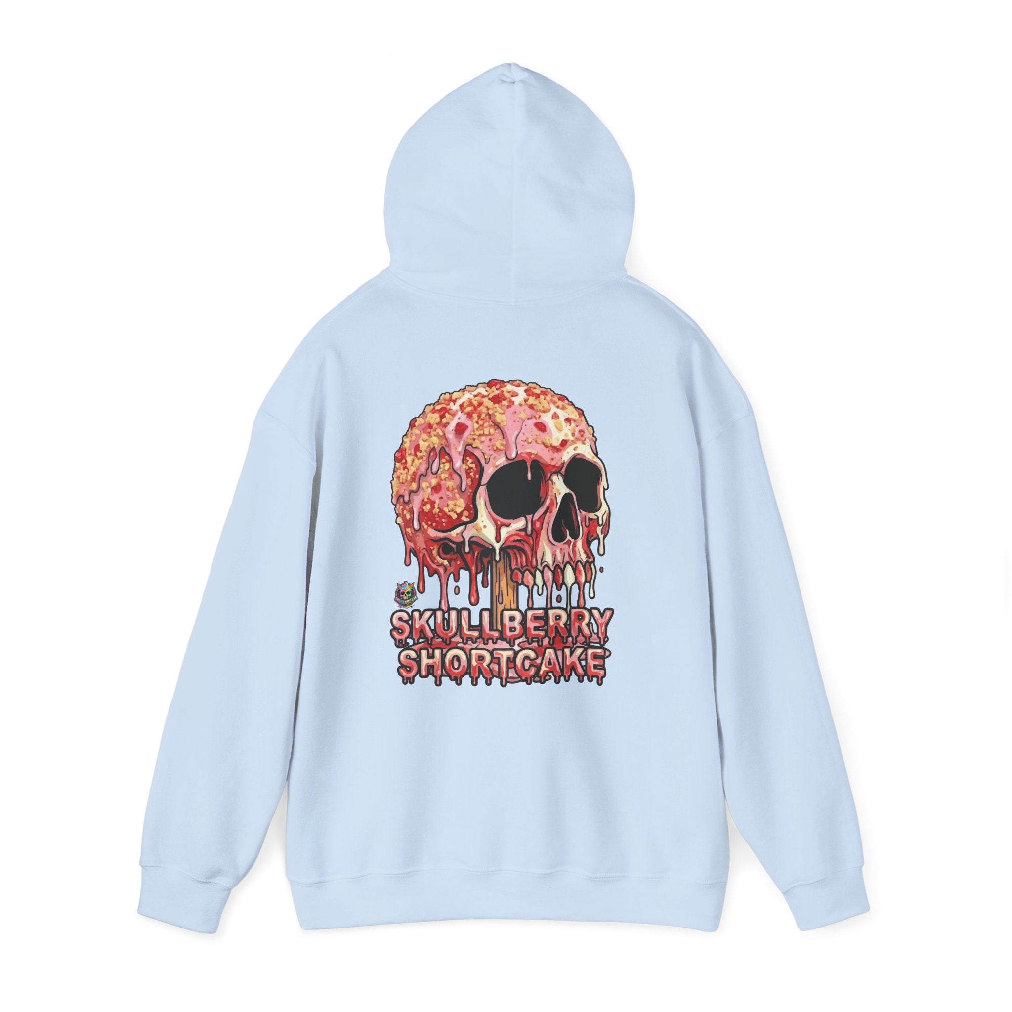 Skullcream-Skullberry Shortcake Hoodie | Dripping Skull Graphic