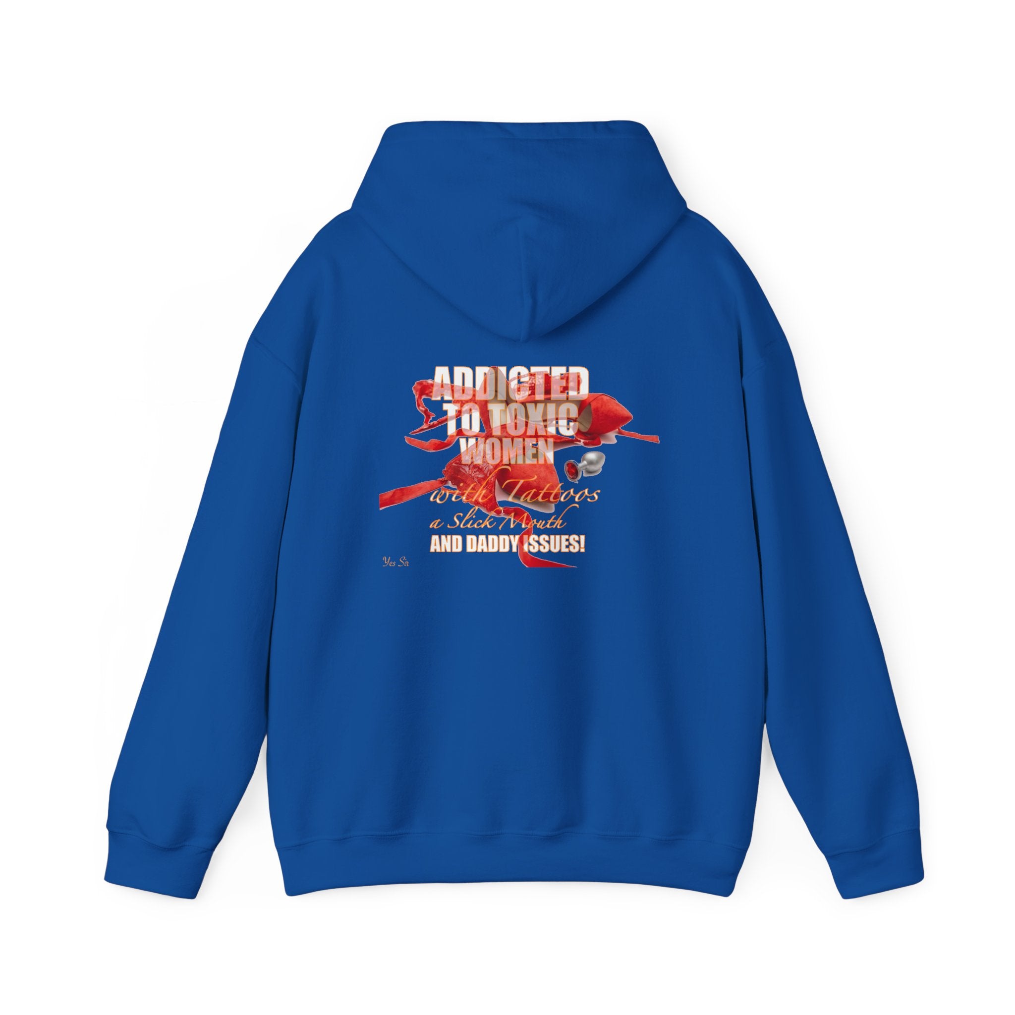 Addicted | Yes Sir Hoodie | Recovering Addict Graphic Hoodie