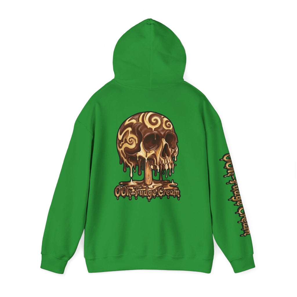 Skullcream-Ooh-Fudge Cream Hoodie | Dripping Skull Graphic