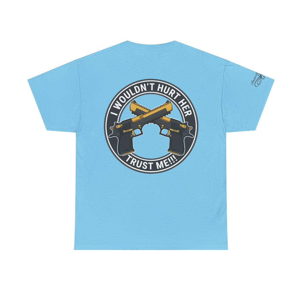 Protective Dad Pistols T-Shirt | Here’s Your Warning