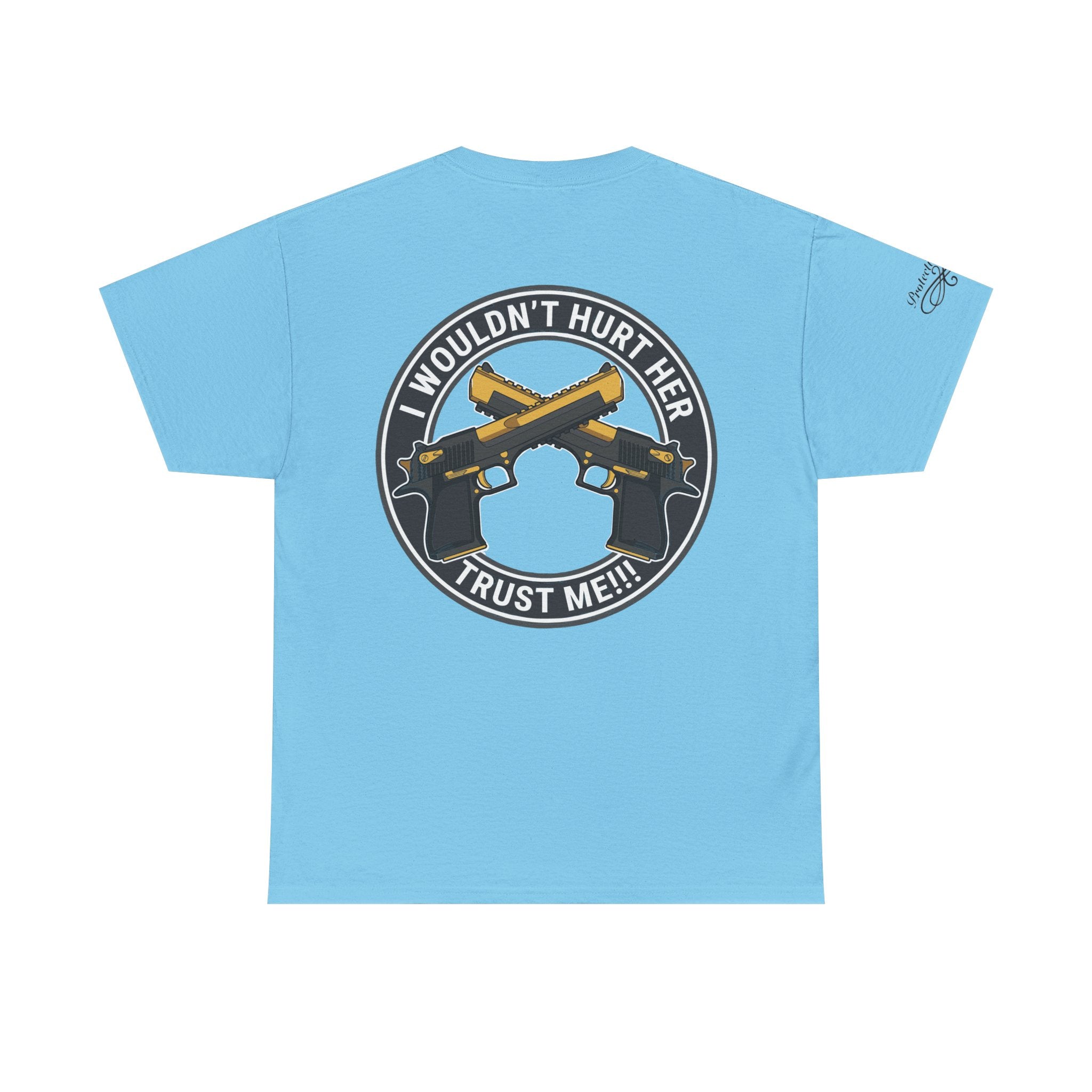 Protective Dad Pistols T-Shirt | Here’s Your Warning