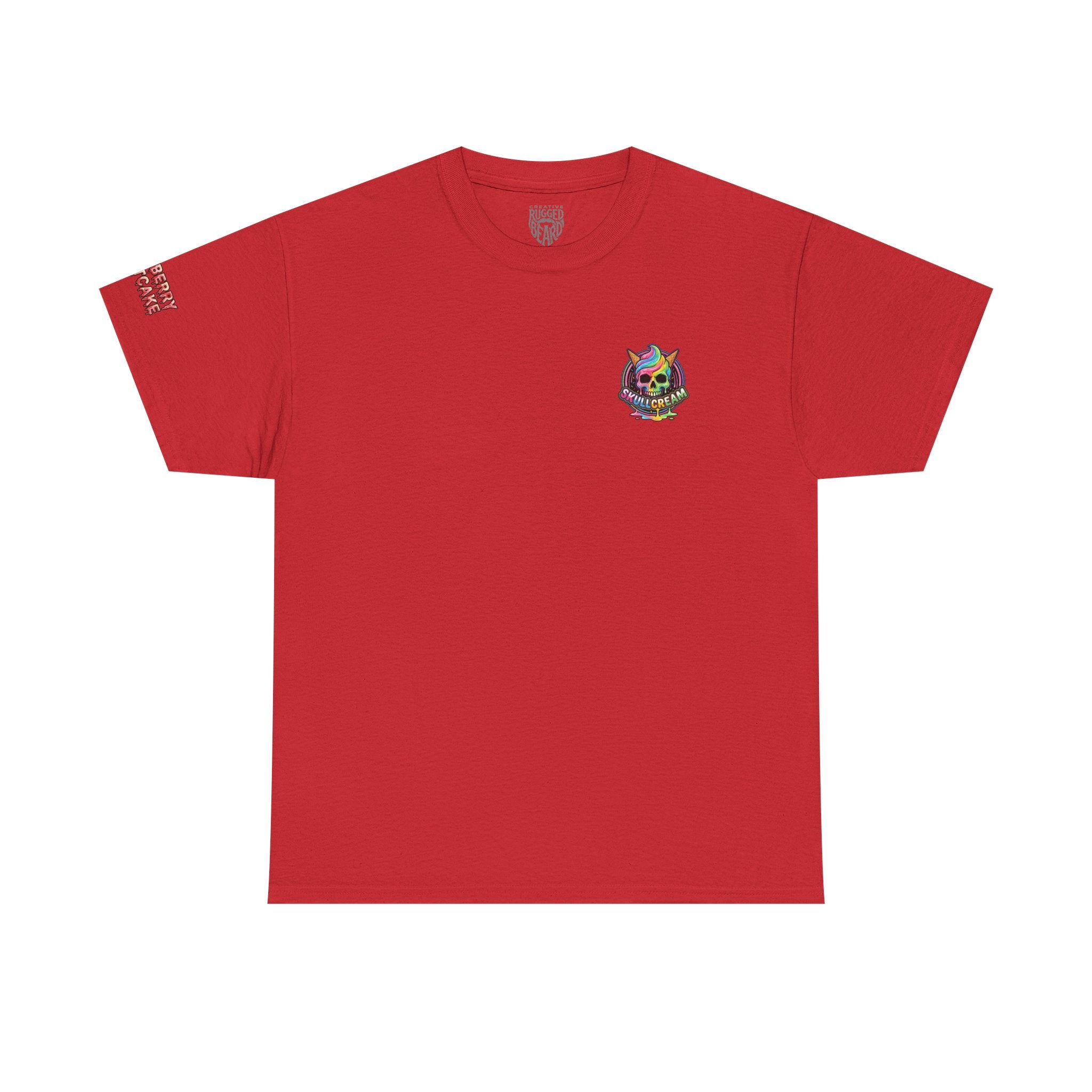 Skullcream-Skullberry Shortcake T-Shirt | Colorful Drip Graphic Tee