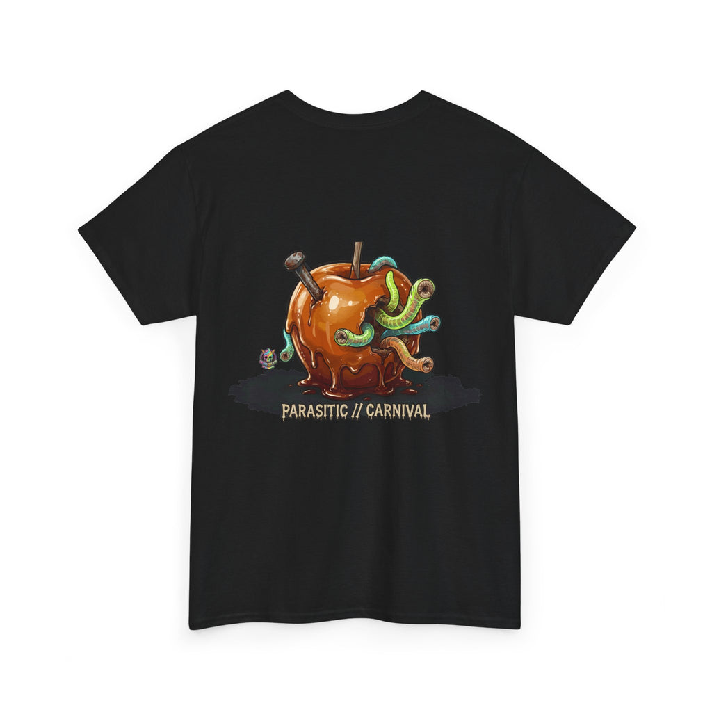 Skullcream Carnival Caramel Apple - Spooky Candy Apple Graphic T-Shirt
