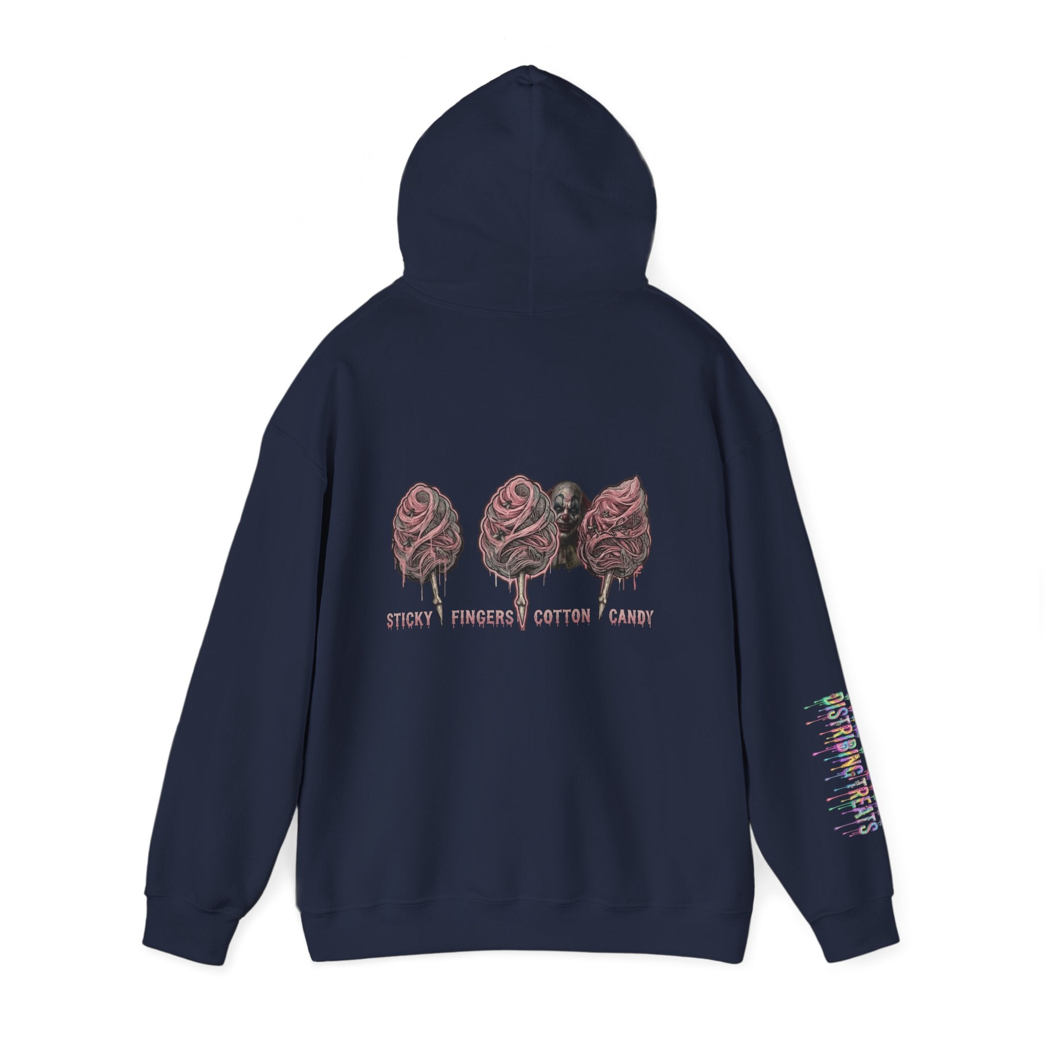Cotton Candy Skullcream Hoodie — Sticky Fingers Band Graphic Pullover