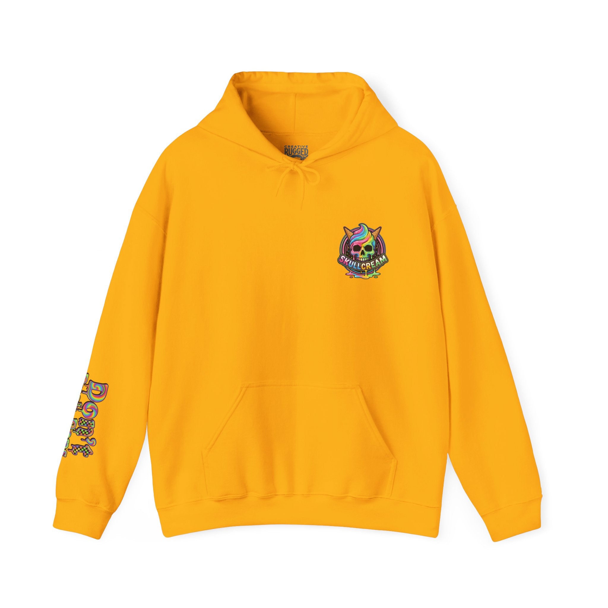 Skullcream-Don’t Push-Pops Hoodie | Dripping Skull Graphic