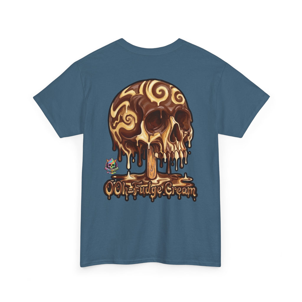 Skullcream-Ooh-Fudge Cream T-Shirt | Colorful Drip Graphic Tee