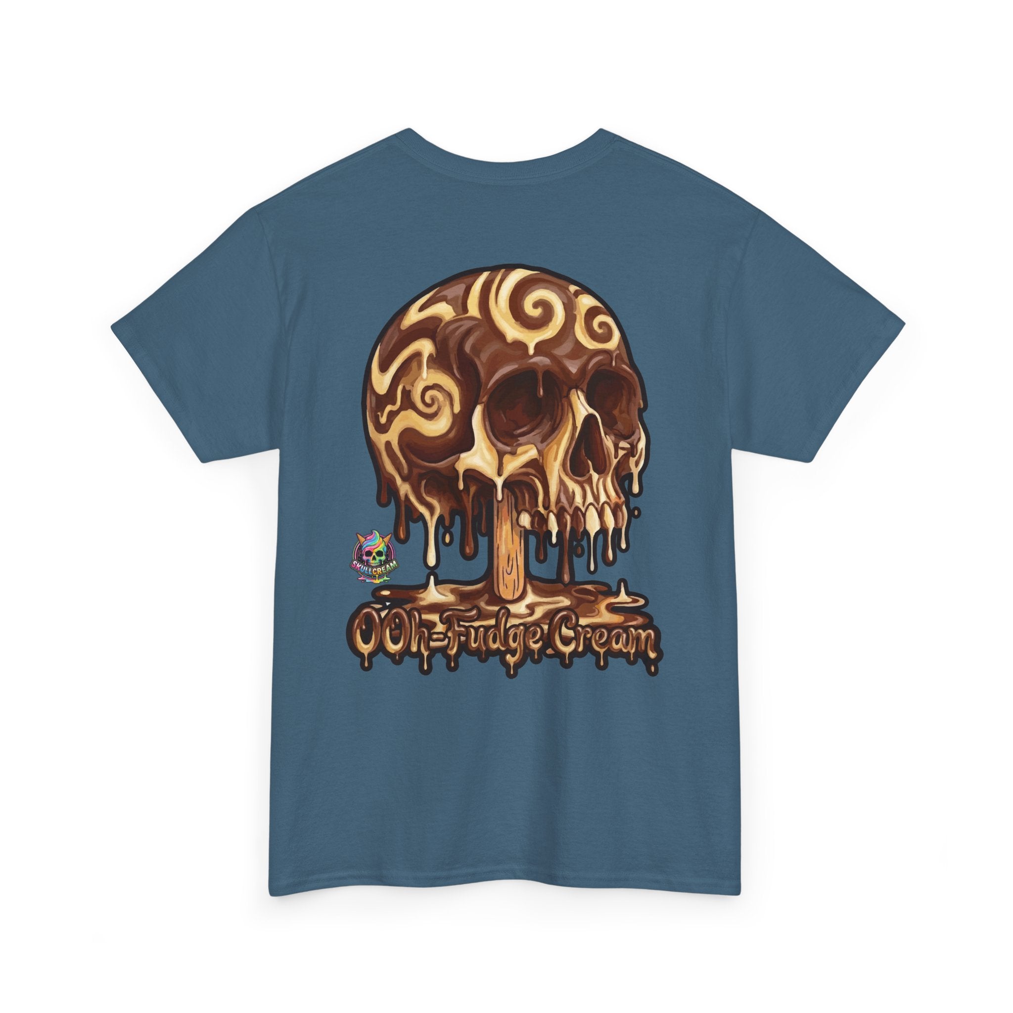 Skullcream-Ooh-Fudge Cream T-Shirt | Colorful Drip Graphic Tee