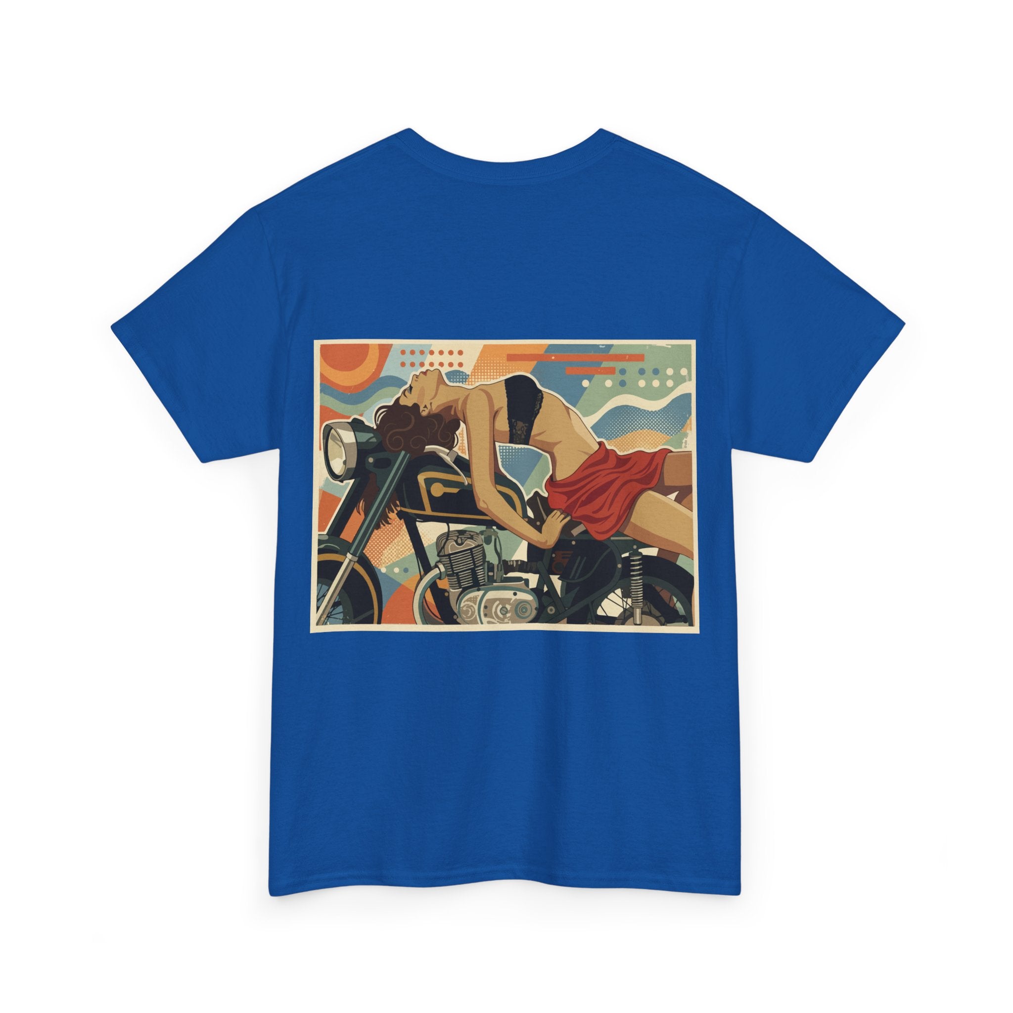 Good Girl-Pin Up Biker T-Shirt | Parental Advisory  for the Bearded