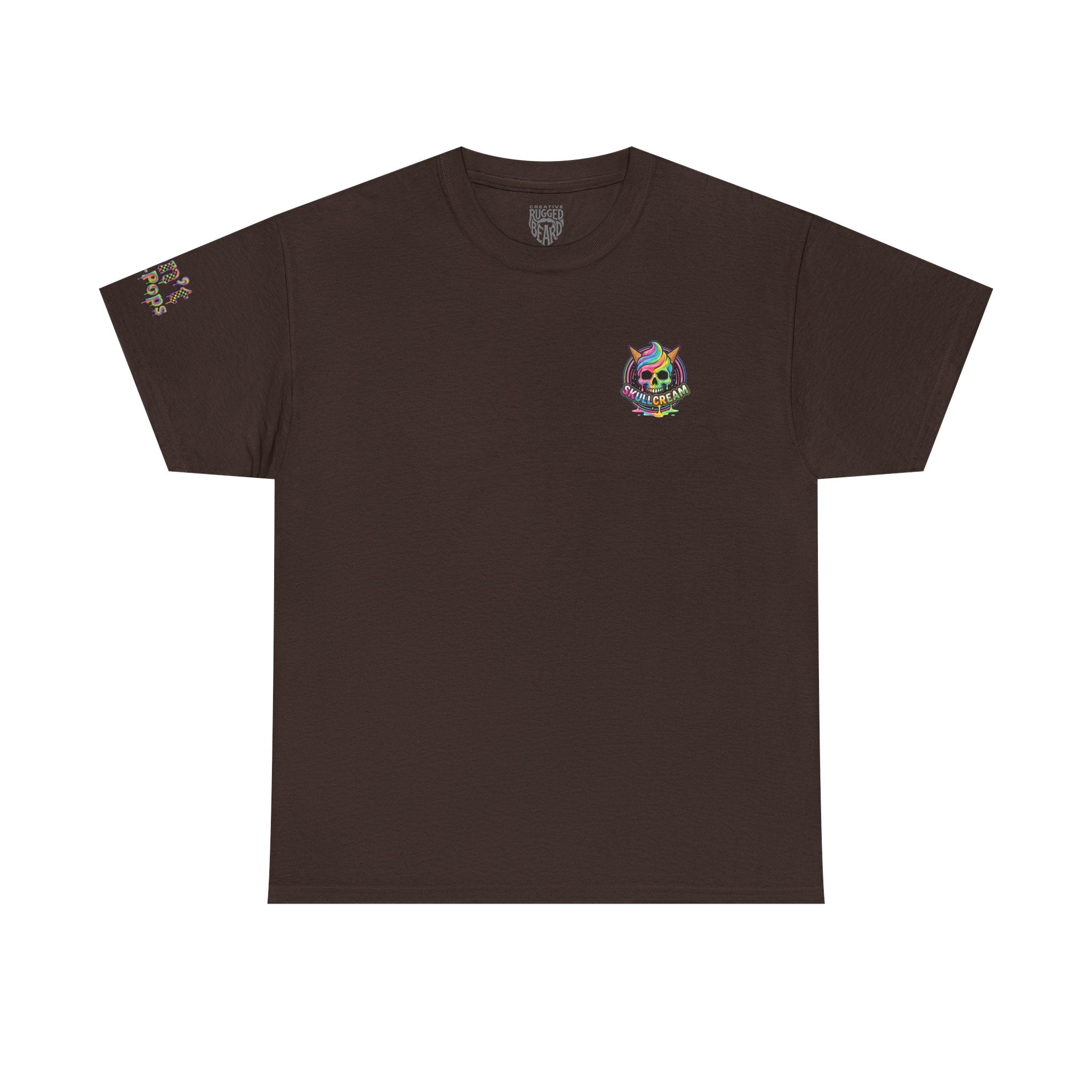 Skullcream-Don’t Push-Pops T-Shirt | Colorful Drip Graphic Tee