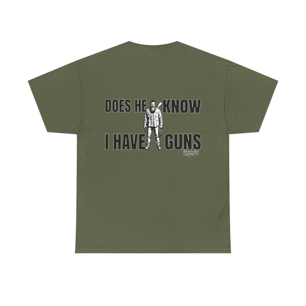 Protective Dad Does He Know T-Shirt| Here’s Your Warning