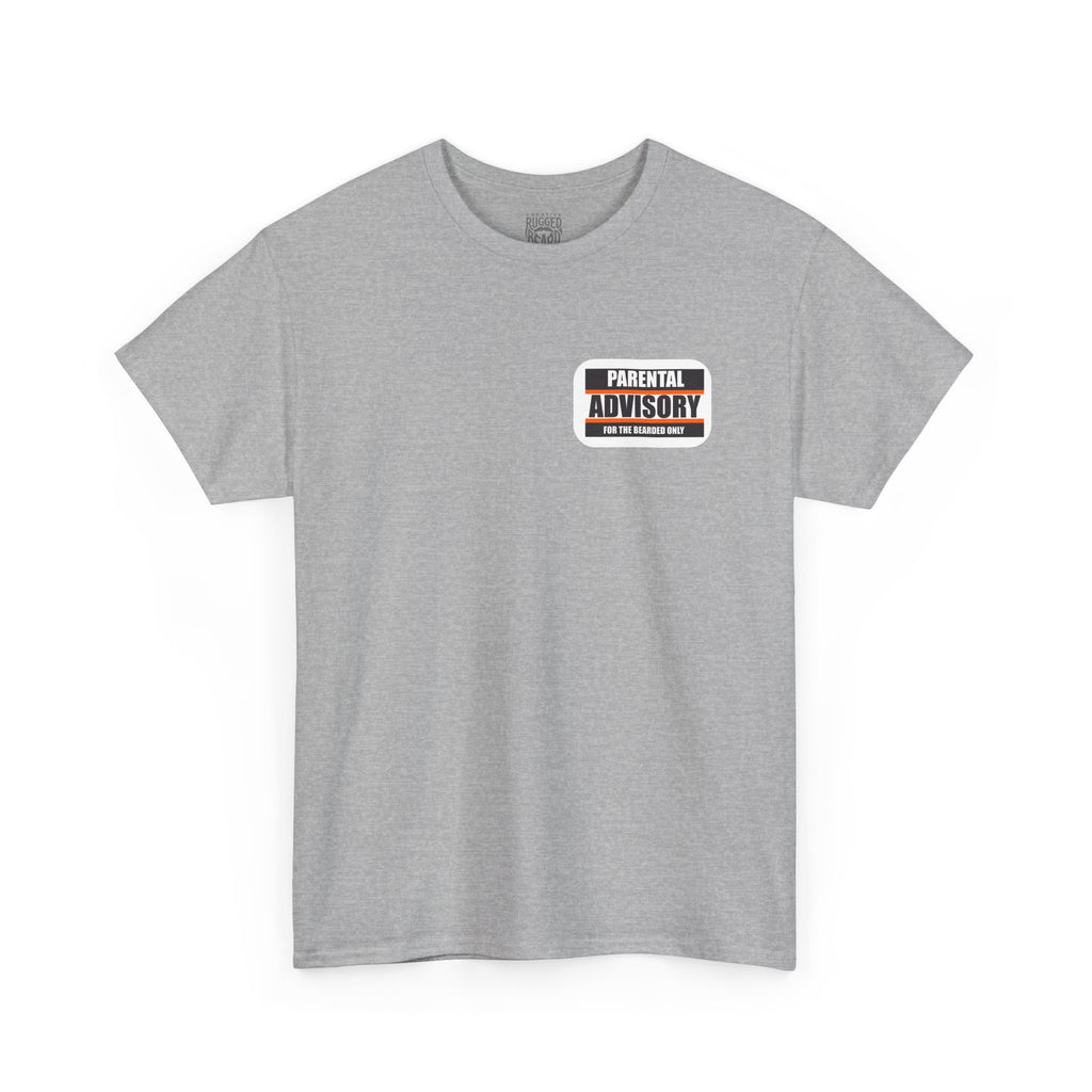 Yes Sir-Pin Up Biker T-Shirt | Parental Advisory  for the Bearded