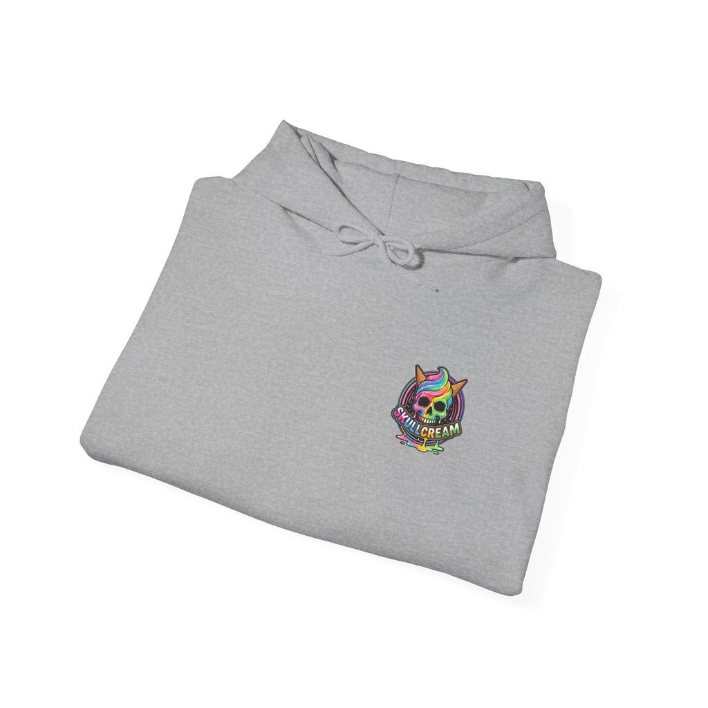Skullcream-Skullberry Shortcake Hoodie | Dripping Skull Graphic
