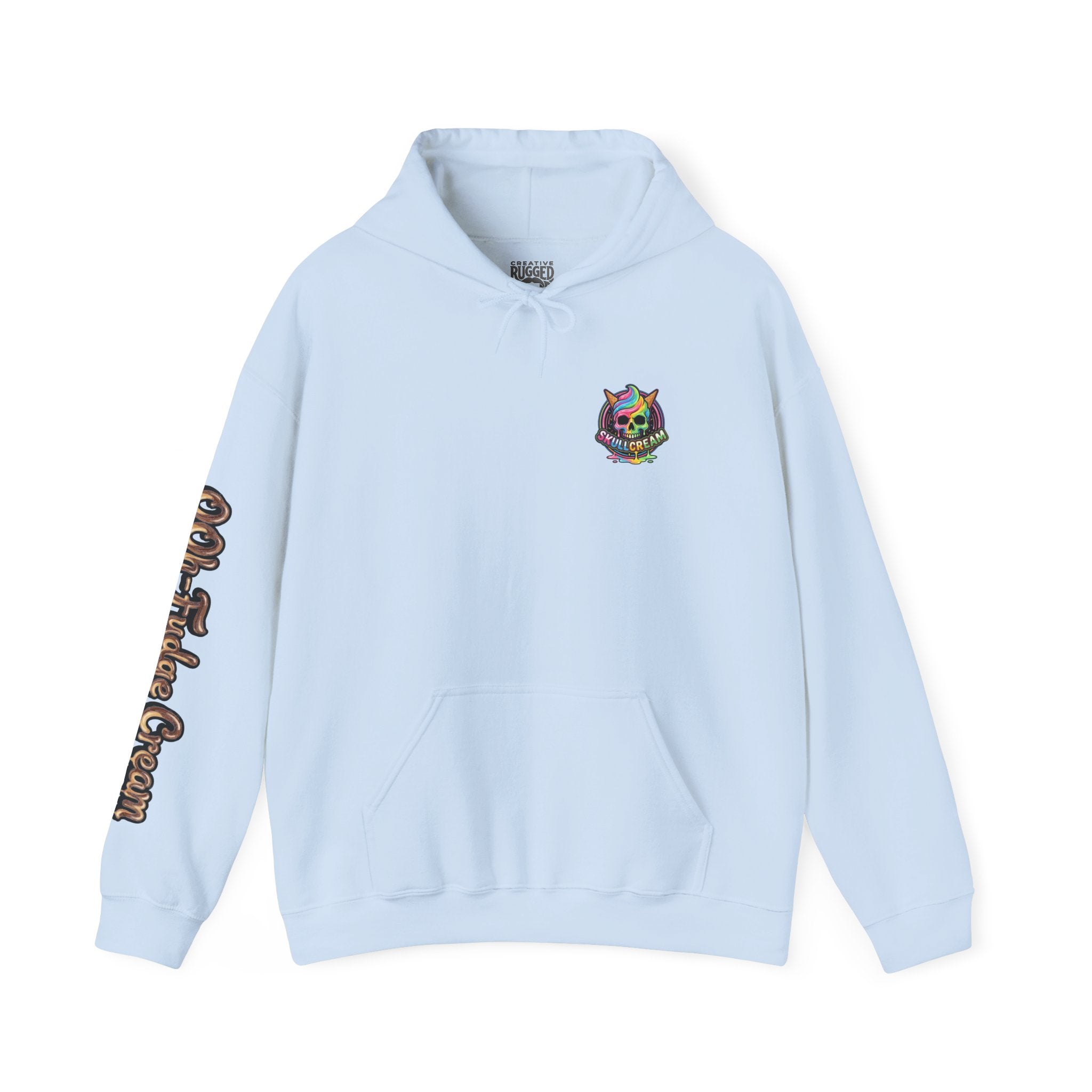 Skullcream-Ooh-Fudge Cream Hoodie | Dripping Skull Graphic