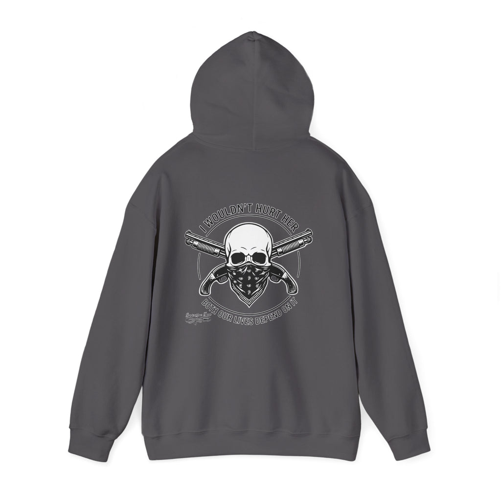 Protective Dad Sawed Off Shotguns - Hoodie | Here’s Your Warning