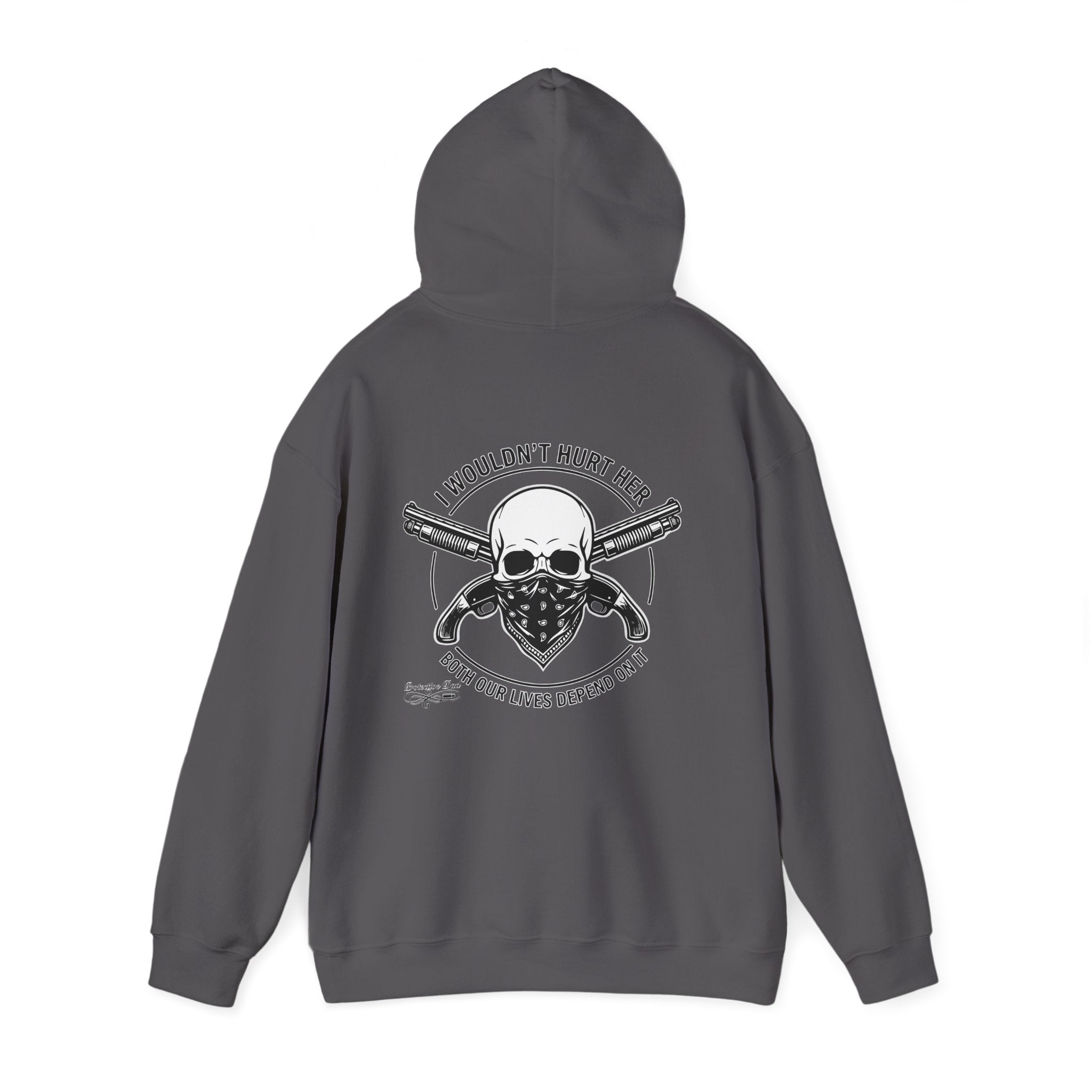 Protective Dad Sawed Off Shotguns - Hoodie | Here’s Your Warning