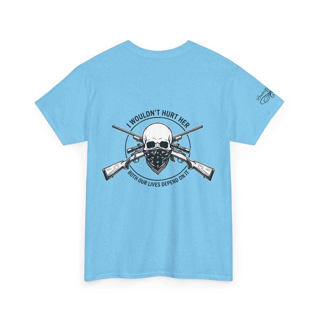 Protective Dad Rifles T-Shirt | Here’s Your Warning