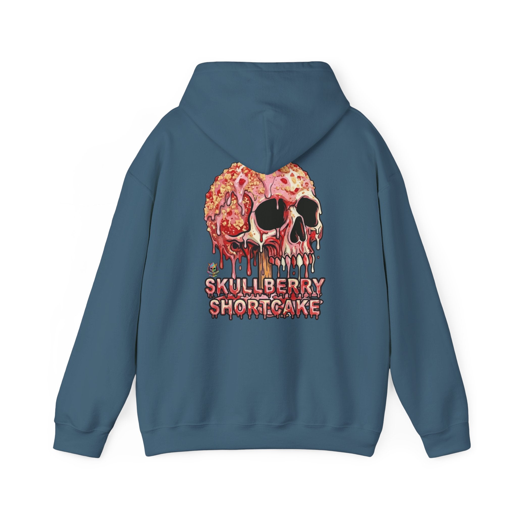 Skullcream-Skullberry Shortcake Hoodie | Dripping Skull Graphic