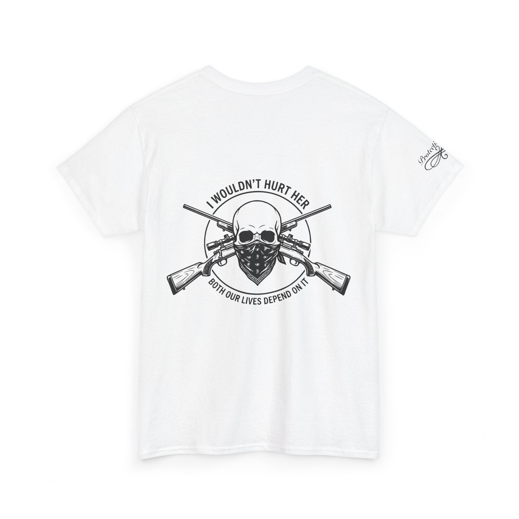 Protective Dad Rifles T-Shirt | Here’s Your Warning