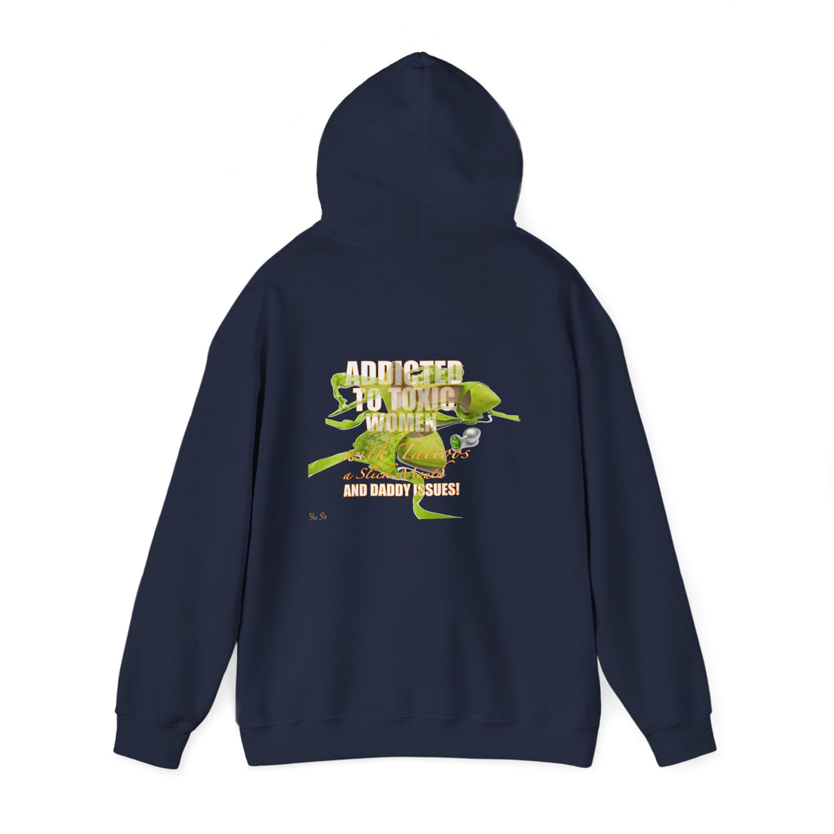 Addicted | Yes Sir Hoodie | Recovering Addict Graphic Hoodie