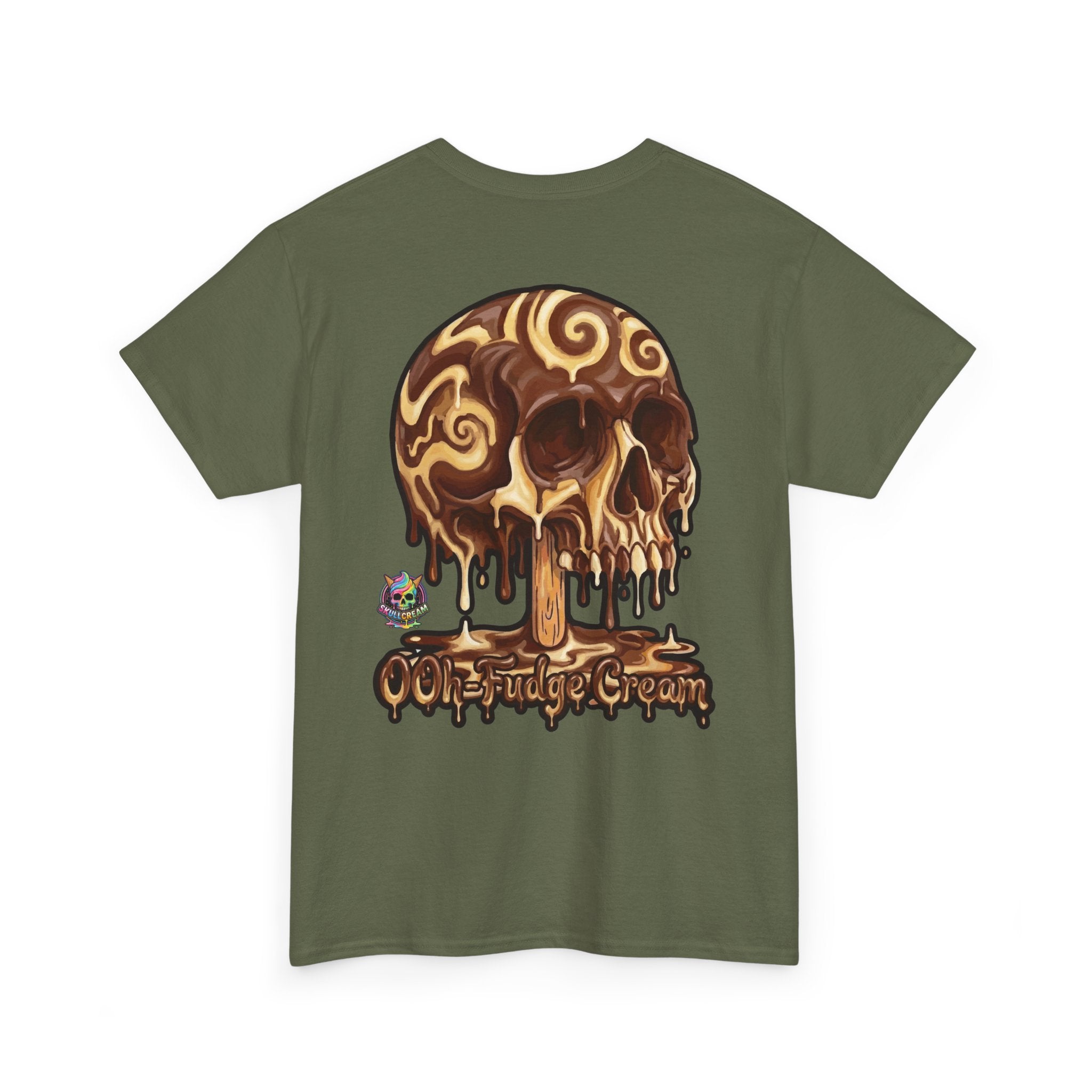 Skullcream-Ooh-Fudge Cream T-Shirt | Colorful Drip Graphic Tee