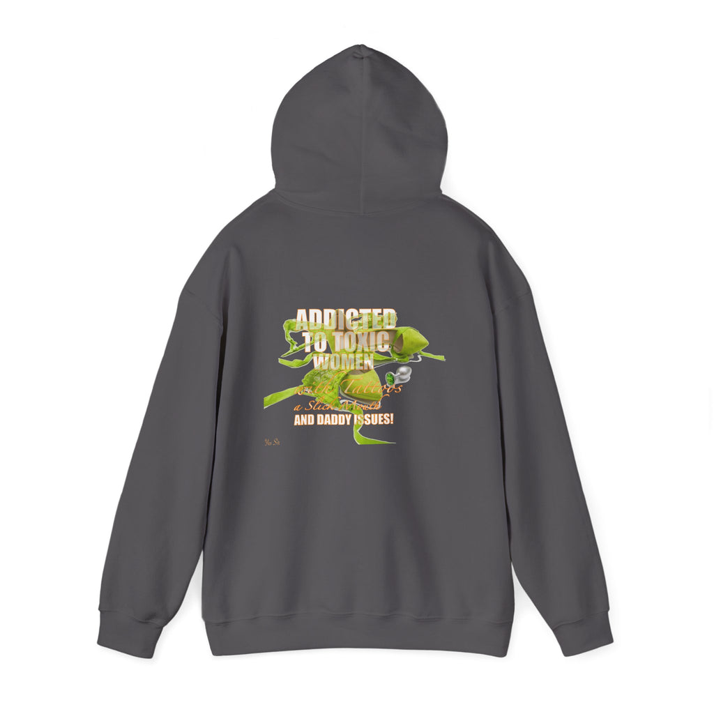 Addicted | Yes Sir Hoodie | Recovering Addict Graphic Hoodie
