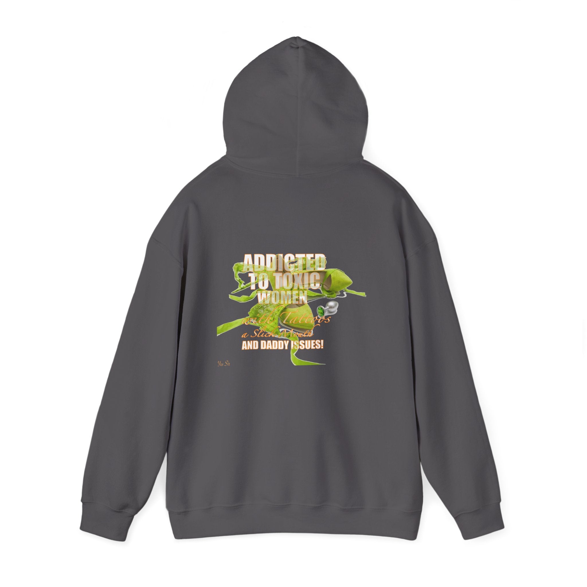 Addicted | Yes Sir Hoodie | Recovering Addict Graphic Hoodie
