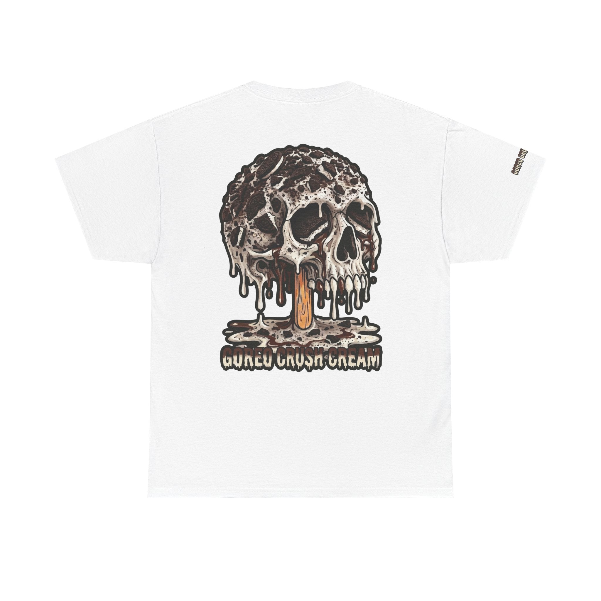 Skullcream-Goreo Crush Cream T-Shirt | Colorful Drip Graphic Tee