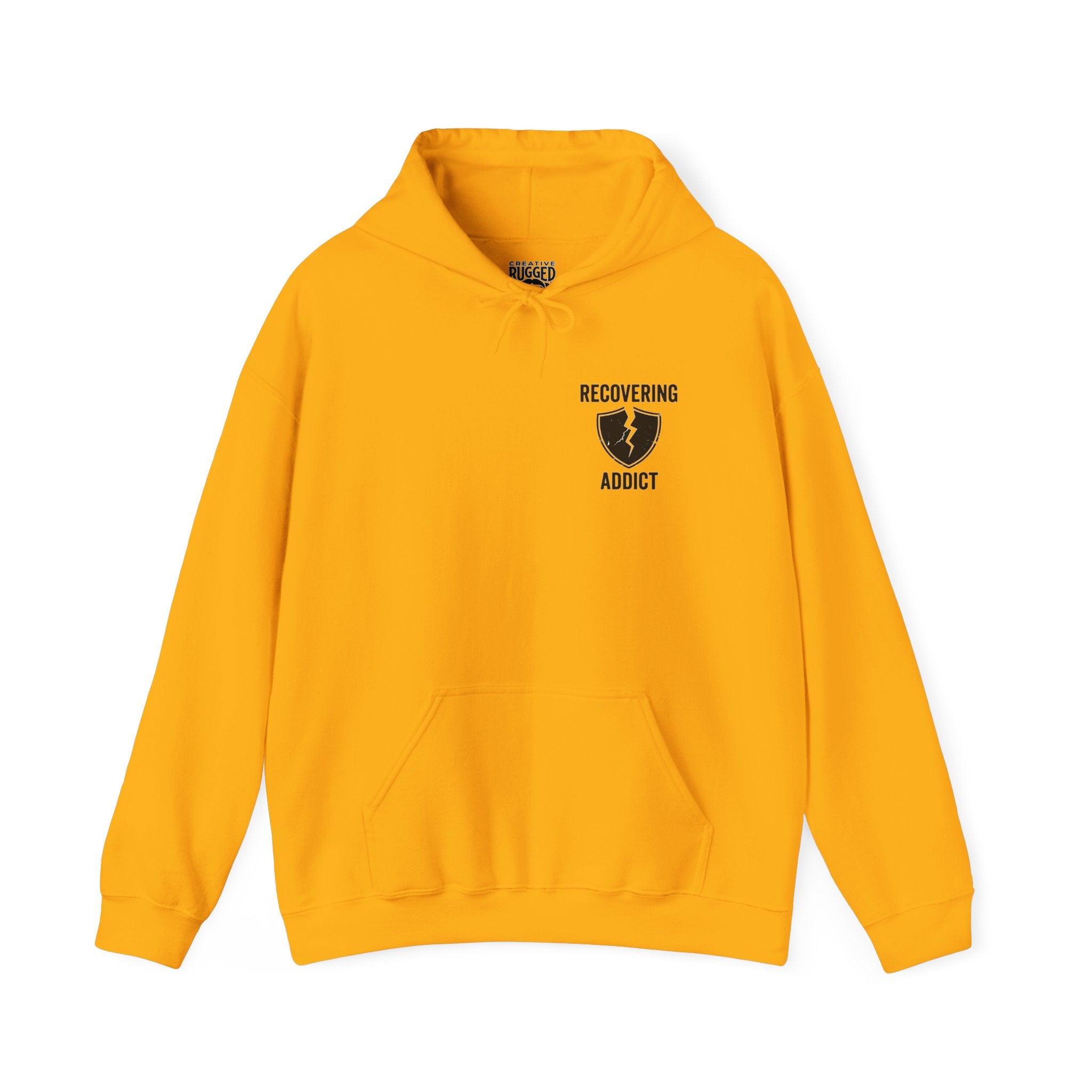 Addicted | Yes Sir Hoodie | Recovering Addict Graphic Hoodie