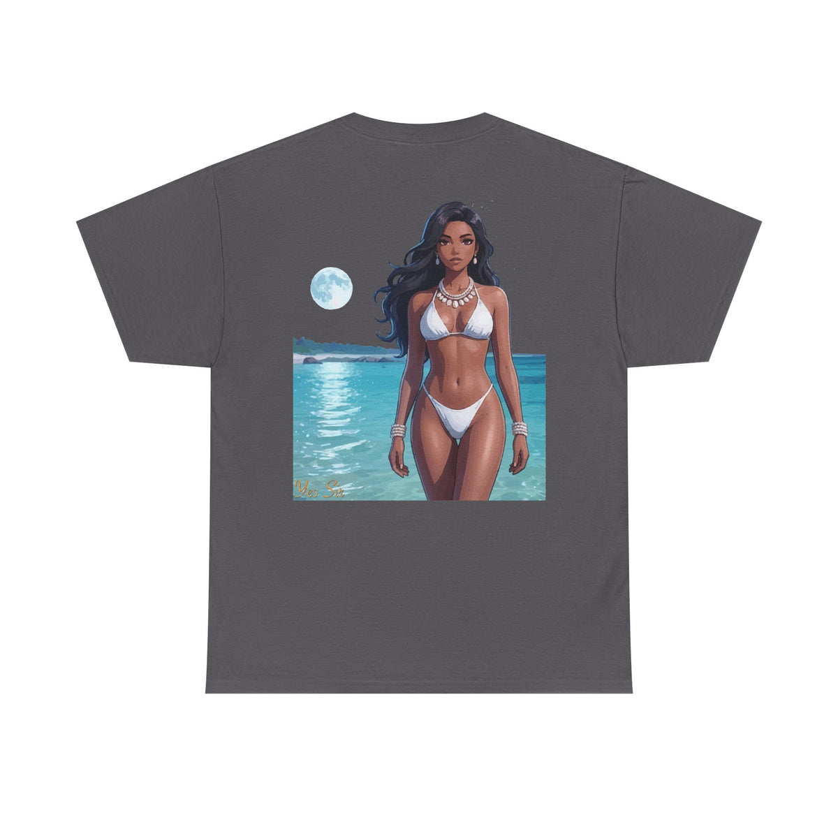 Under the Moon Light Yes Sir T-Shirt | Parental Advisory  for the Bearded