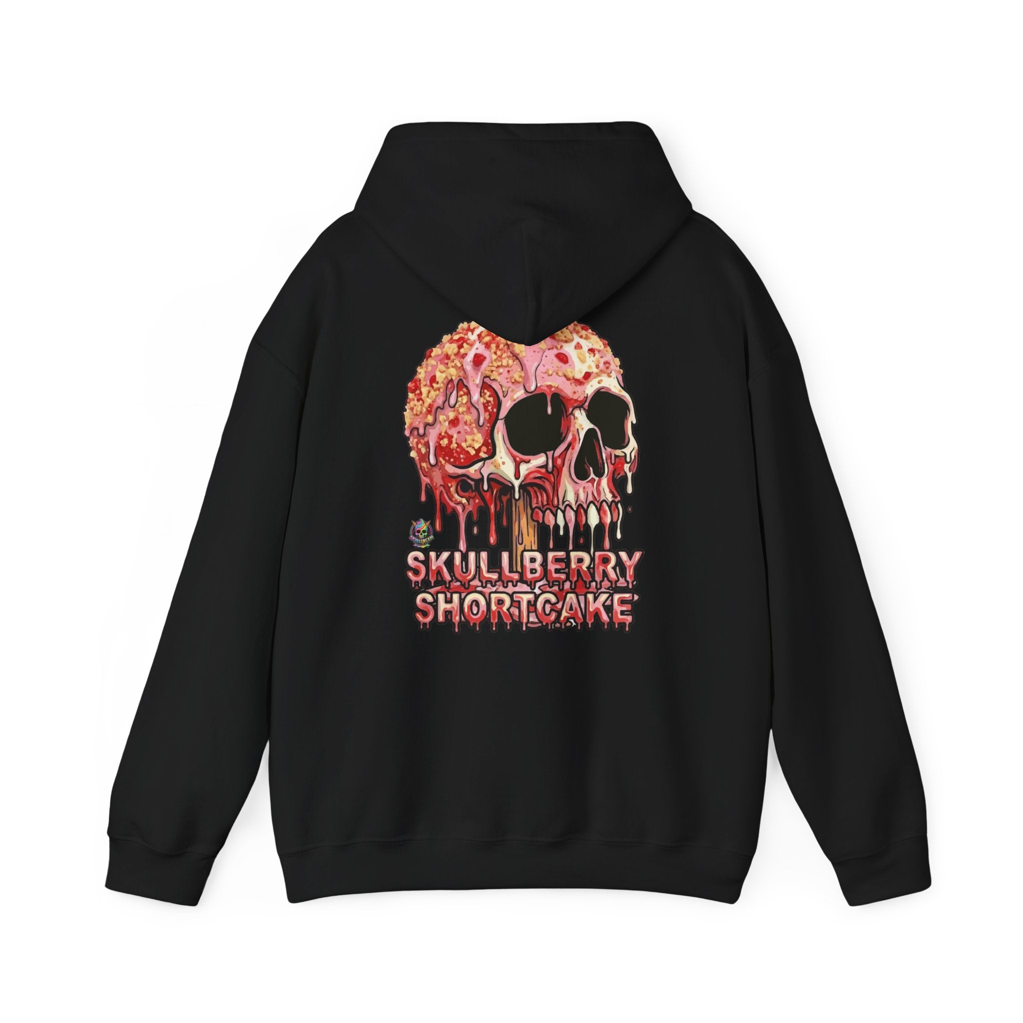 Skullcream-Skullberry Shortcake Hoodie | Dripping Skull Graphic