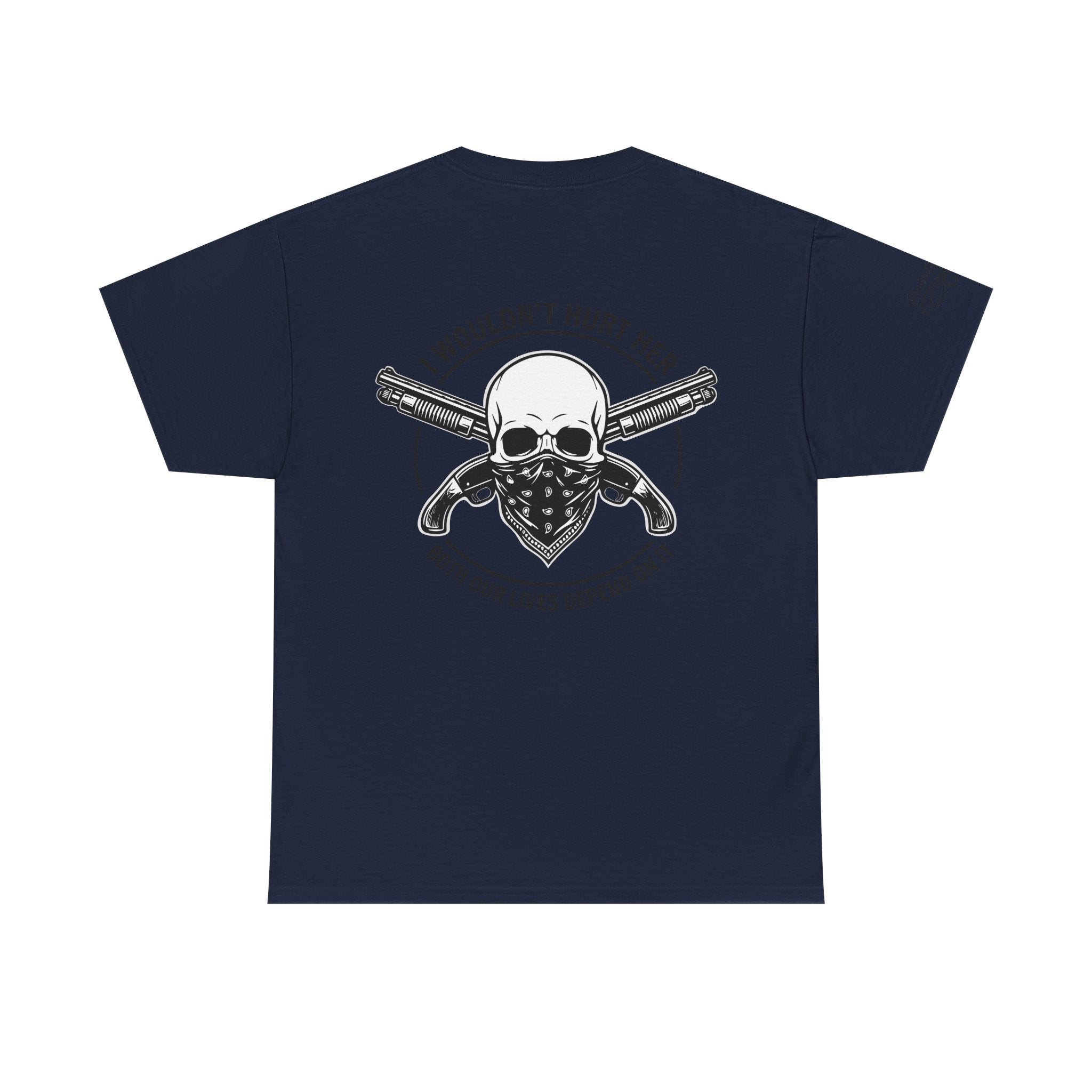 Protective Dad Sawed Off Shotguns T-Shirt | Here’s Your Warning