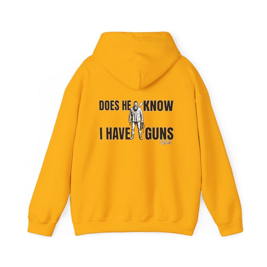 Protective Dad Does He Know Hoodie | Here’s Your Warning