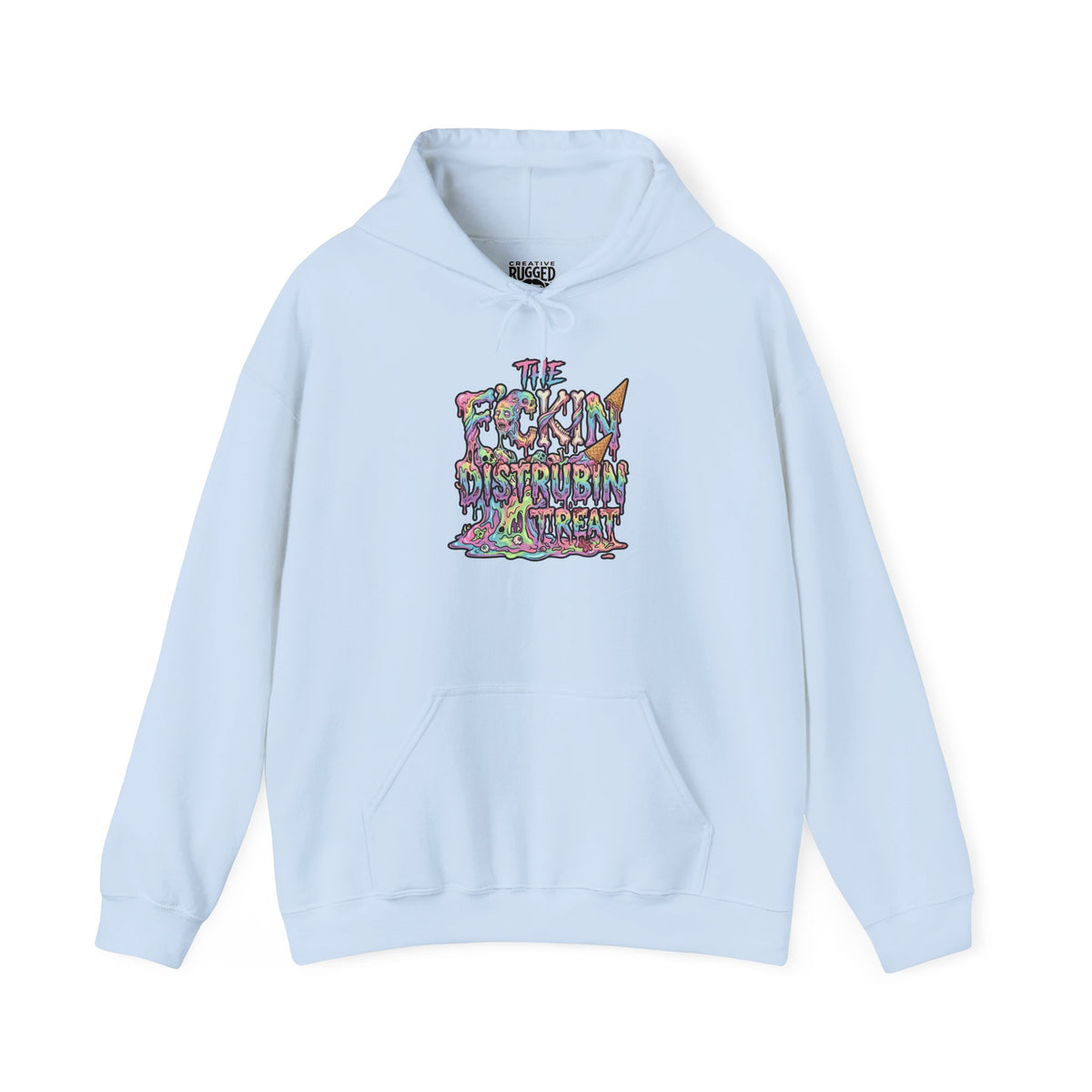 Cotton Candy Skullcream Hoodie — Sticky Fingers Band Graphic Pullover