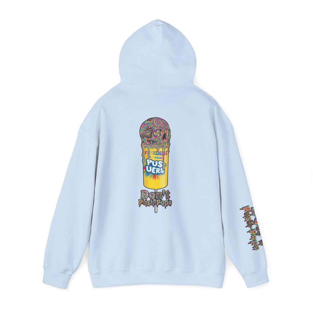 Skullcream-Don’t Push-Pops Hoodie | Dripping Skull Graphic