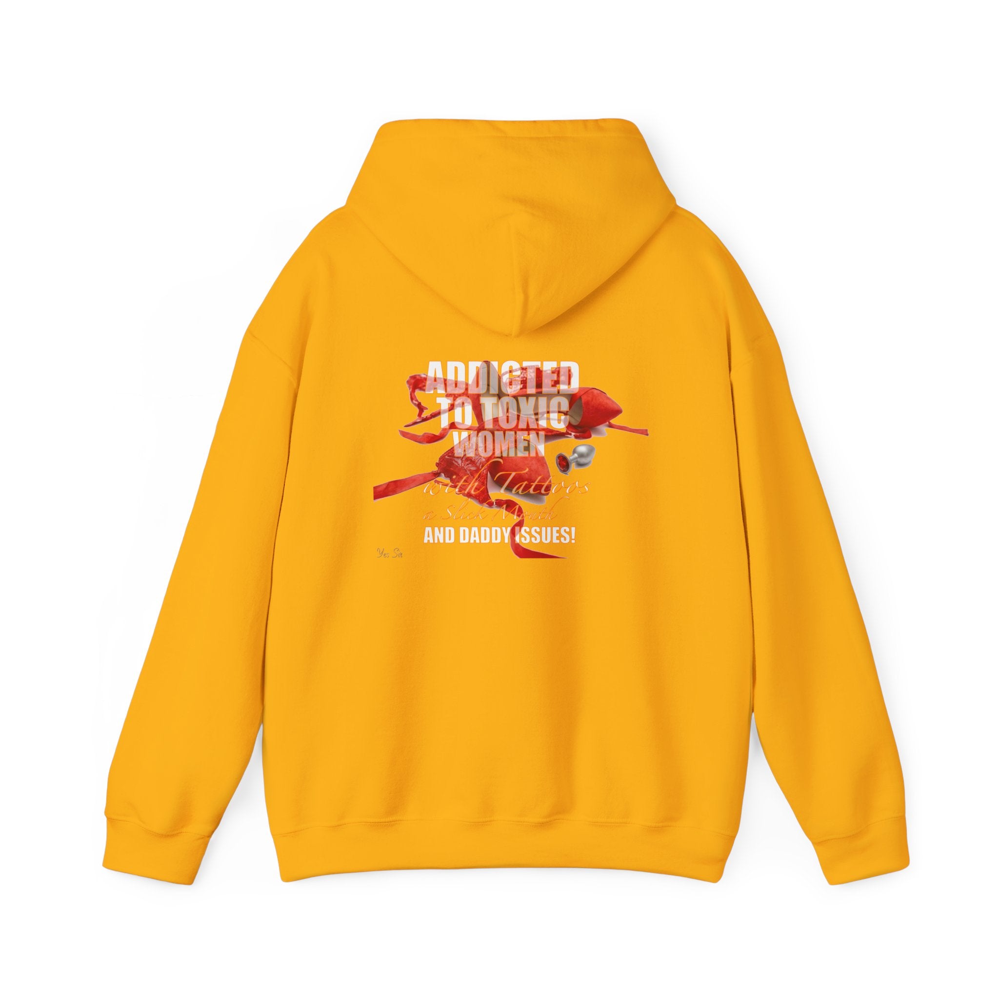Addicted | Yes Sir Hoodie | Recovering Addict Graphic Hoodie