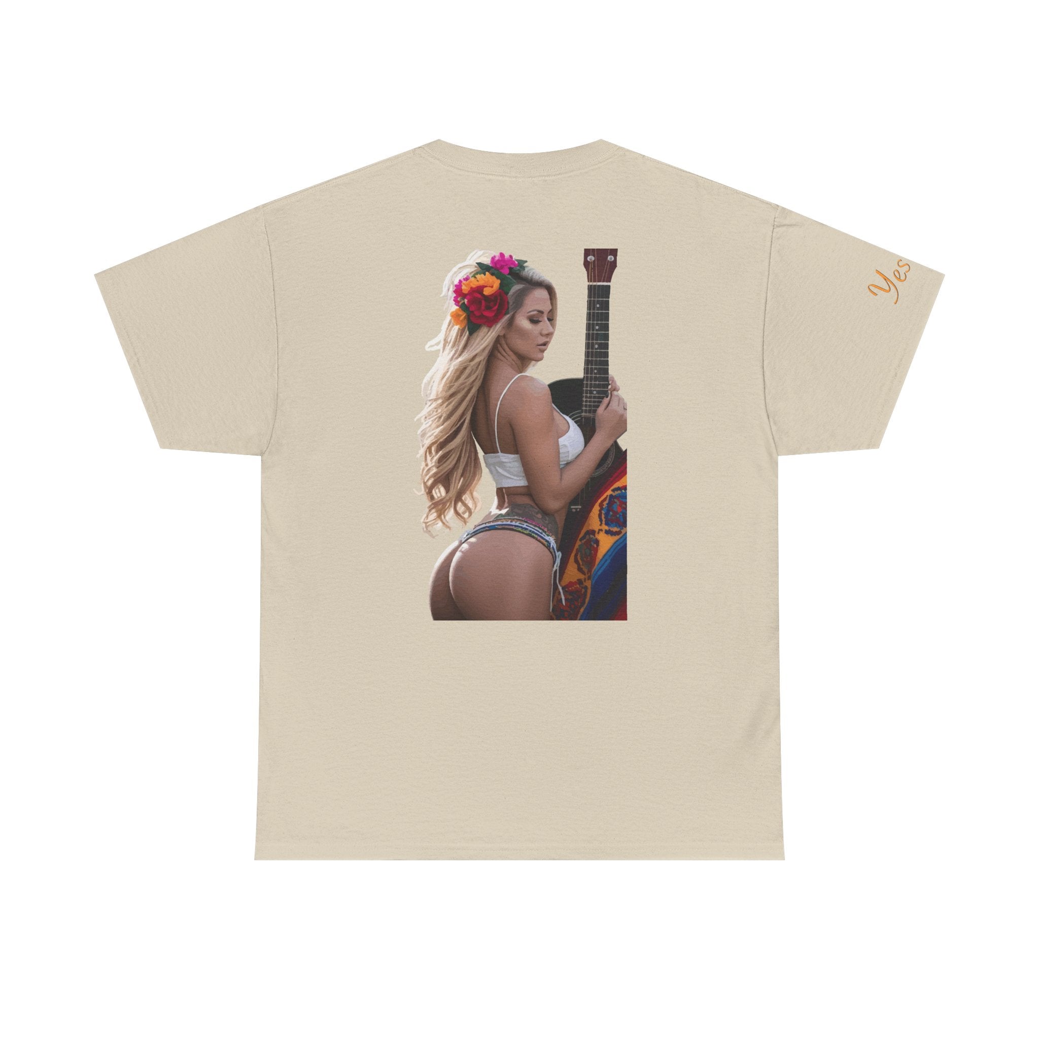 Pretty Flowers-Yes Sir T-Shirt | Parental Advisory  for the Bearded