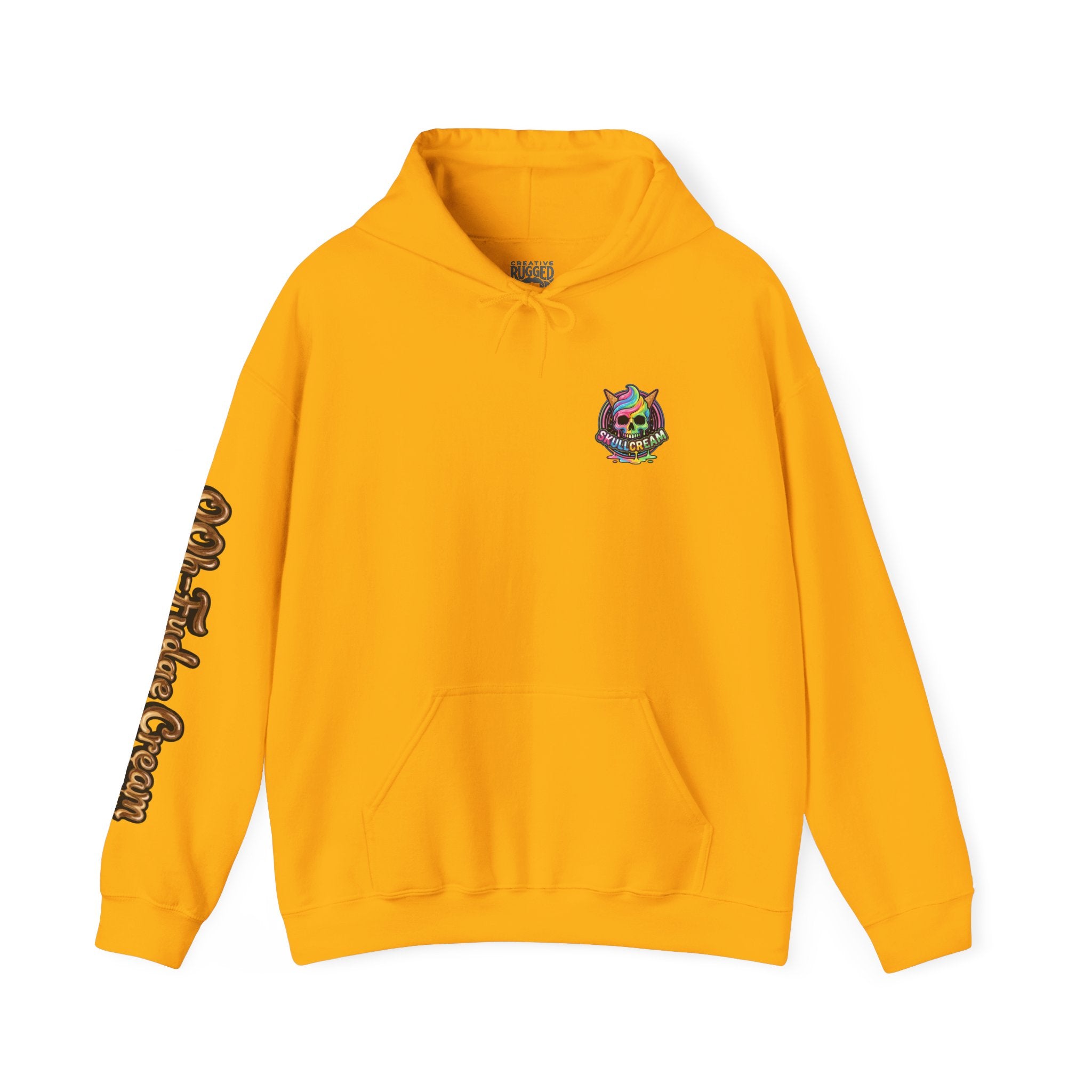 Skullcream-Ooh-Fudge Cream Hoodie | Dripping Skull Graphic