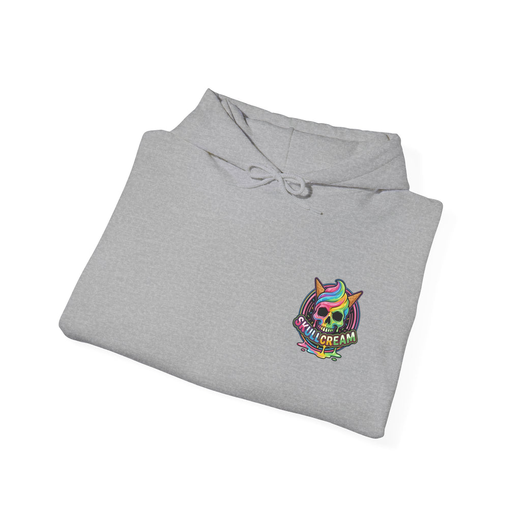 Skullcream-Skullberry Shortcake Hoodie | Dripping Skull Graphic