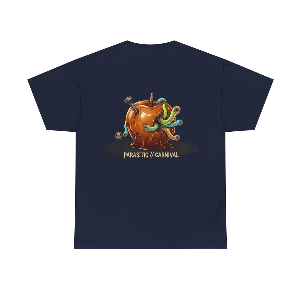 Skullcream Carnival Caramel Apple - Spooky Candy Apple Graphic T-Shirt