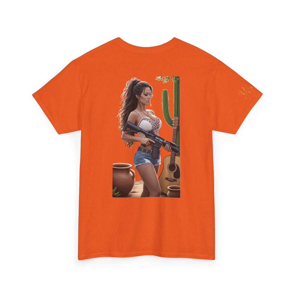 Nice Guitar-Yes Sir T-Shirt | Parental Advisory for the Bearded